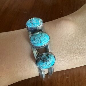 Sterling Silver Turquoise Cuff Bracelet